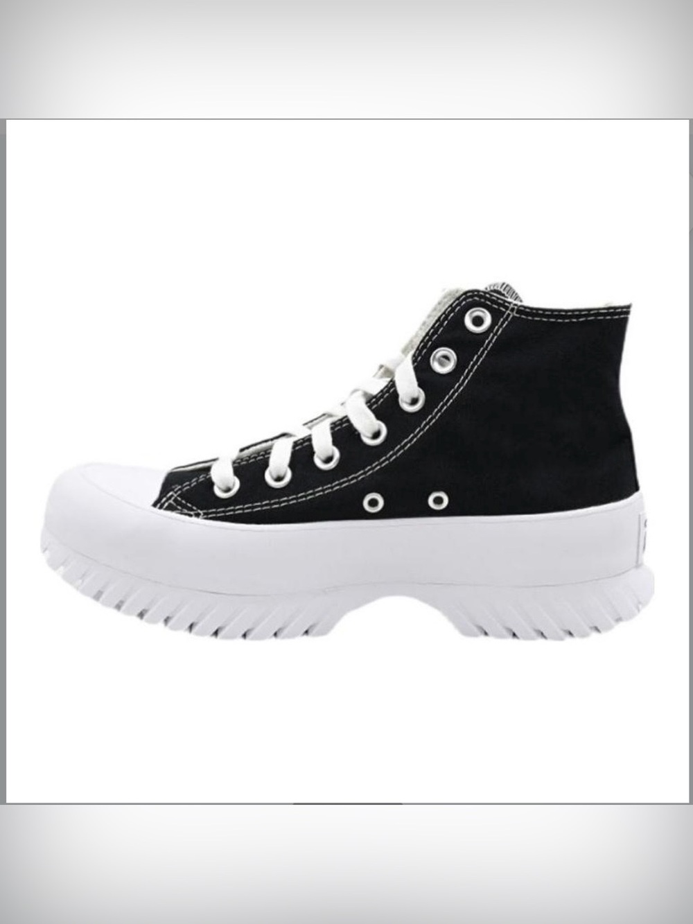 Converse Chuck Taylor All Star Lugged 2.0 High Black White Unisex Sneakers